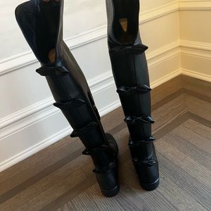 Valentino bow over the knee boots 39.5